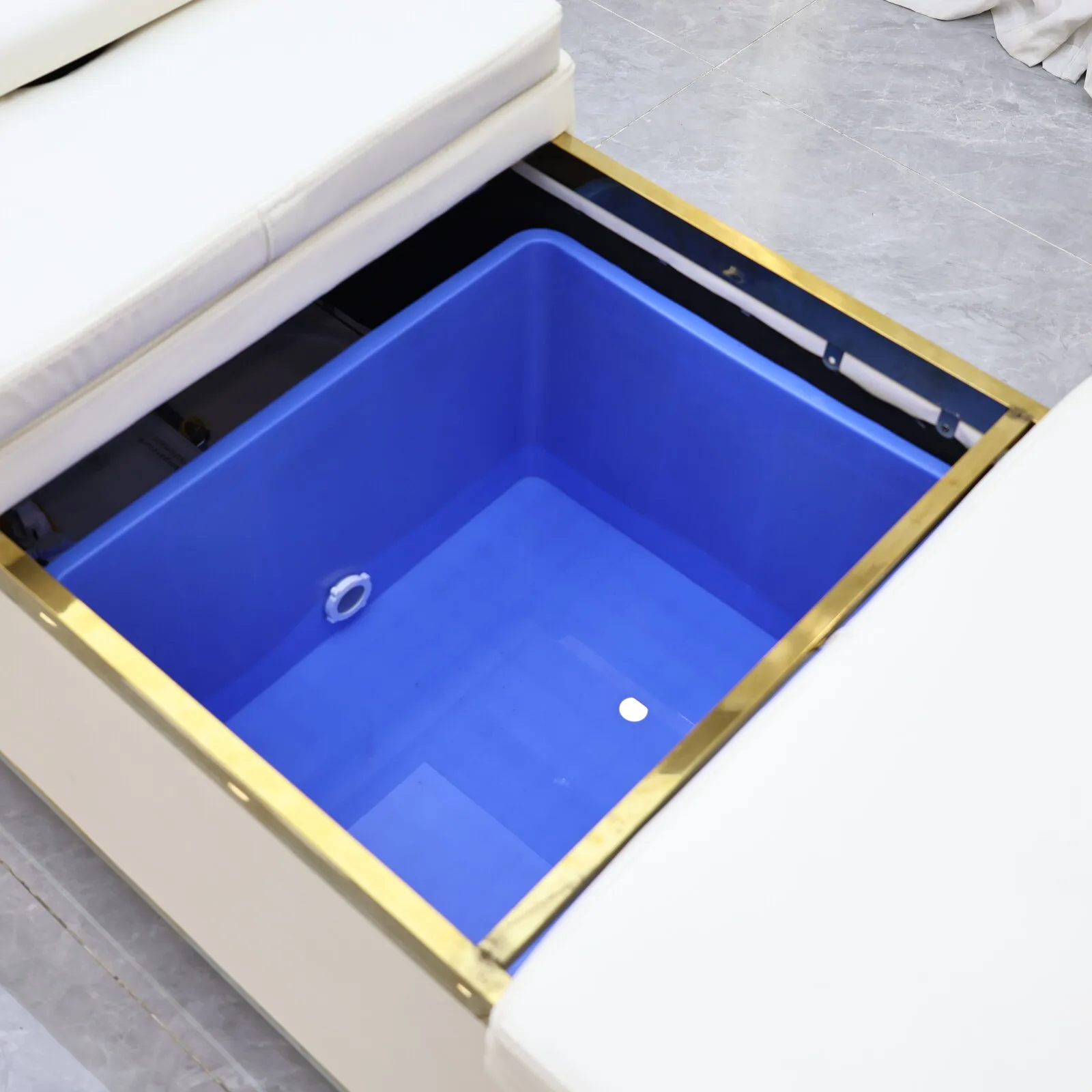 XinSheng Shampoo-Liege, Kopf-SPA-Salonliegen mit Wasserzirkulationsgerät, Massagetisch, Möbel für Friseursalons und SPA – Detail 17
