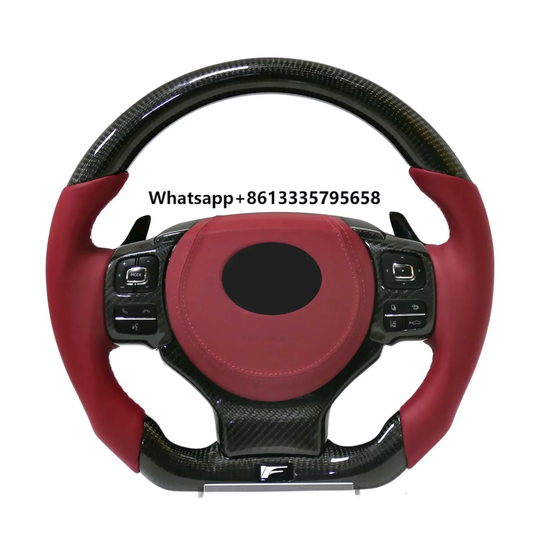 

Custom Carbon Fiber LED Accessories Steering Wheel for Camry Crown Corolla 2012 2013 2016 2018 2020 2021 2022 2023 2024