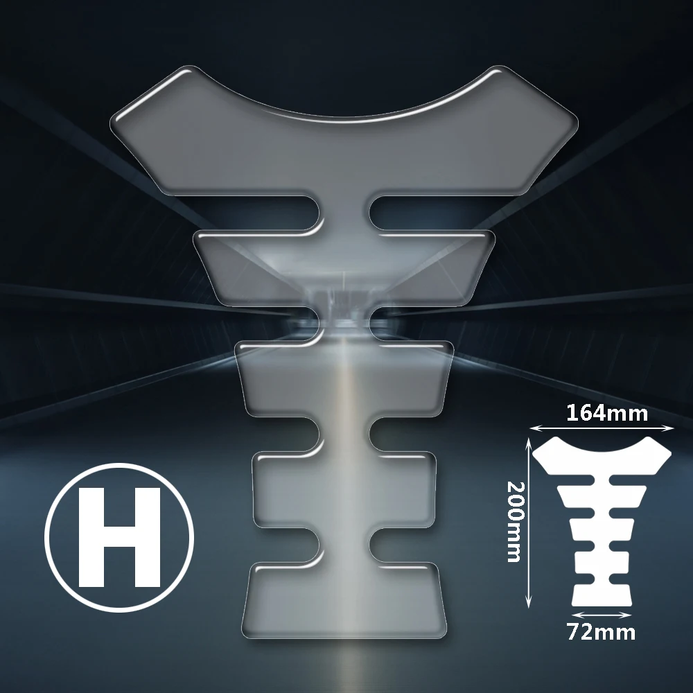 Transparente harz tank pad protector universal für motorrad für kawasaki honda cbr suzuki gsxs gsxr yamaha etc