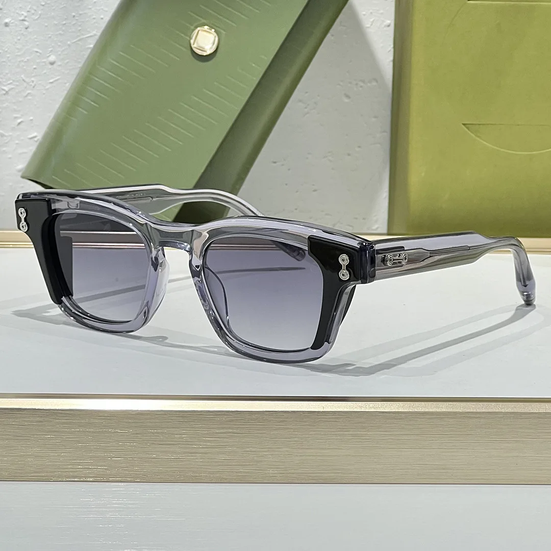 Belight البصرية اليابان فريد الحرفية 8.0 مللي متر رشاقته اليدوية خلات الرجال النساء خمر النظارات الرجعية وصفة طبية عدسة AKS-104