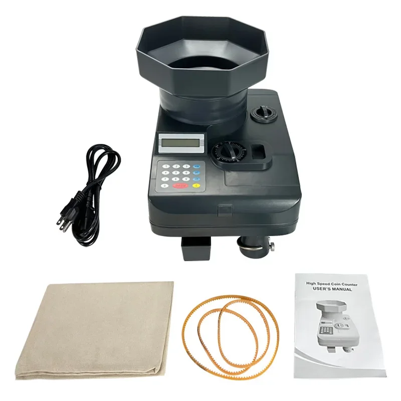 

CS-500 high speed Coin sorting machine LED display supports coins from many countries in the United States Europe and Malaysia