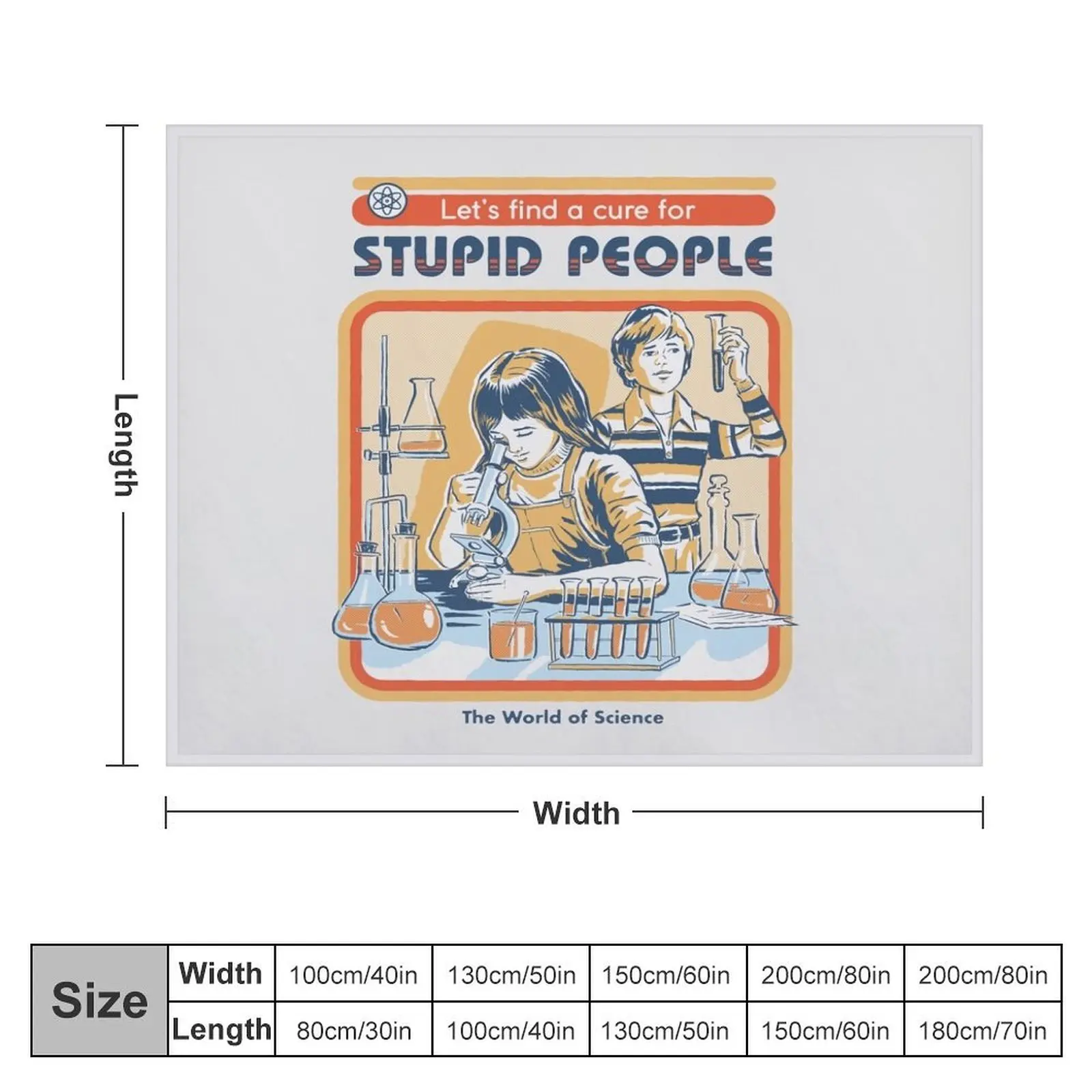 A Cure For Stupid People Throw Blanket decorative Personalized Gift Luxury Designer Soft Plaid Blankets