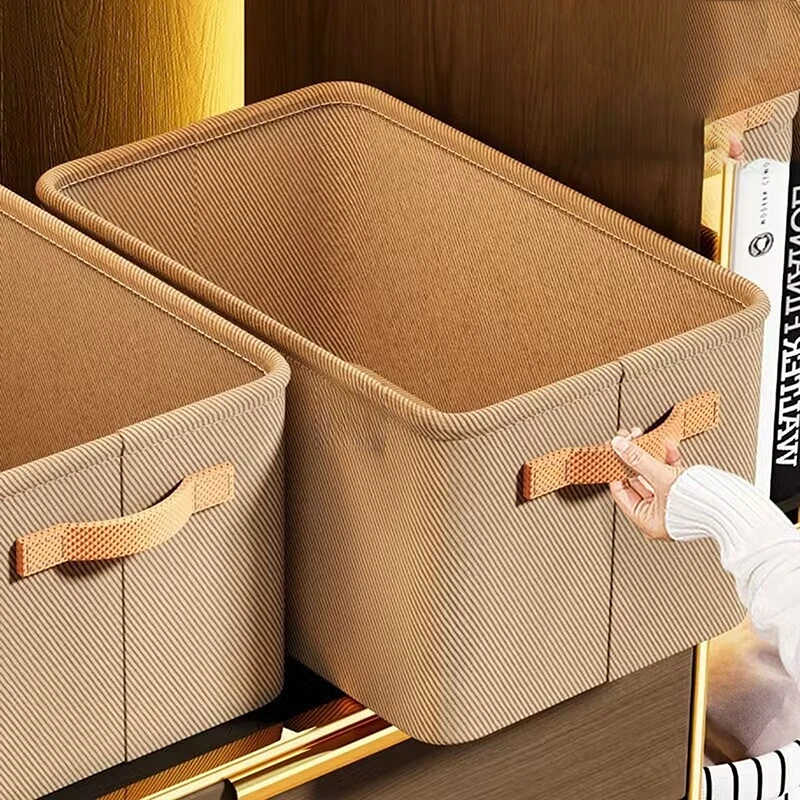 【B】Clothes Organizer Non-Woven Wardrobe Clothes Storage Box For Underwear T-Shirt Jeans Storage Basket Sundries Organizer