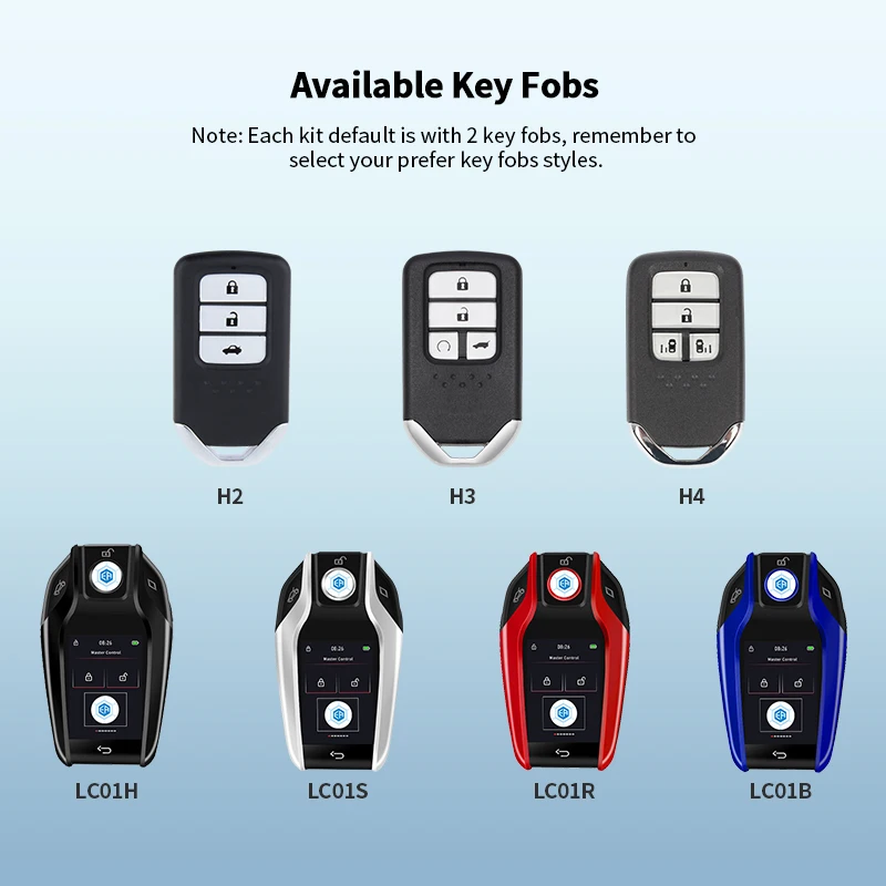 EASYGUARD CAN BUS pke car alarm for Honda U-RV, Crosstour, Crider, Breeze, JADE, FIT, XRV, GREIZ, VEZEL, City, GIENIA