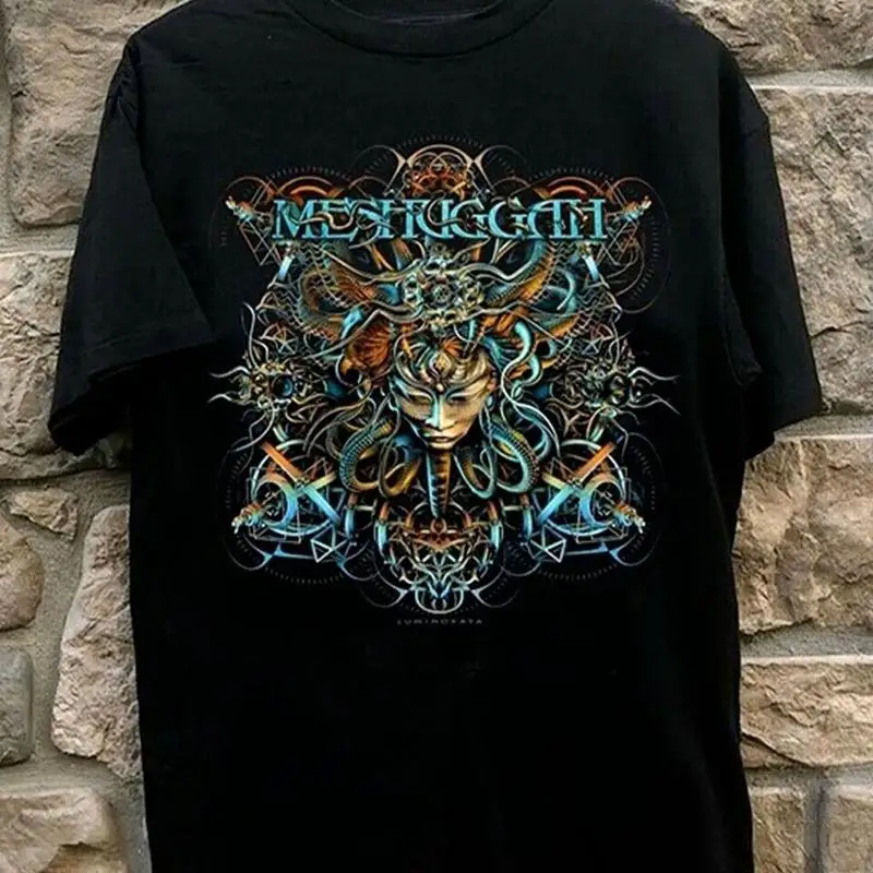 Новая футболка Meshuggah Band для фанатов S 5XL BI04_117 Новая футболка Meshuggah Band для фанатов S 5XL BI04_117