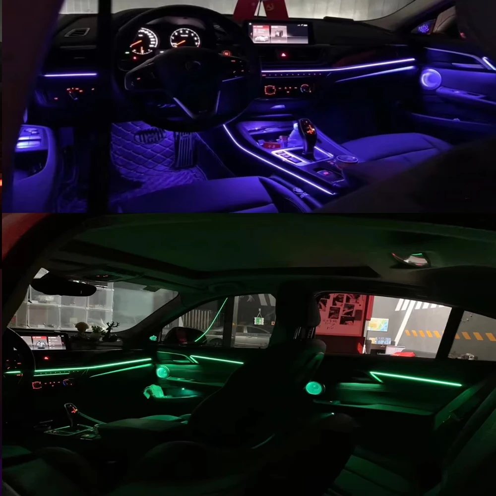 

Ambient Light For BMW 1/2/3/4 series f20 f45 f46 f30 f36 original car knob button control and CD button control atmosphere light