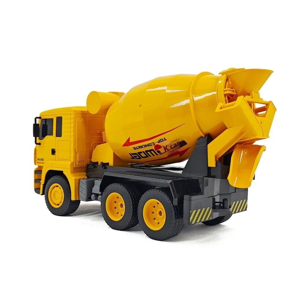 สินค้ามาใหม่: รถบรรทุกของเล่นบังคับวิทยุหกช่องสัญญาณ ขนาด 1:18 พร้อมระบบจำลองการชาร์จ - โมเดลรถวิศวกรรมขนส่งสำหรับเด็กผู้ชาย