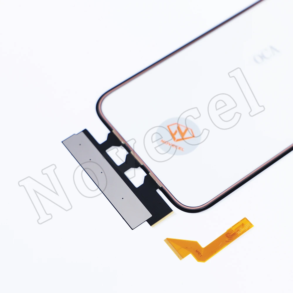 Novecel 5pcs Touch Screen Glass Digitizer Sensor Flex+OCA Film for iPhone 15 X XR XS Max 11 12 13 14 Pro Max Repair Replacement