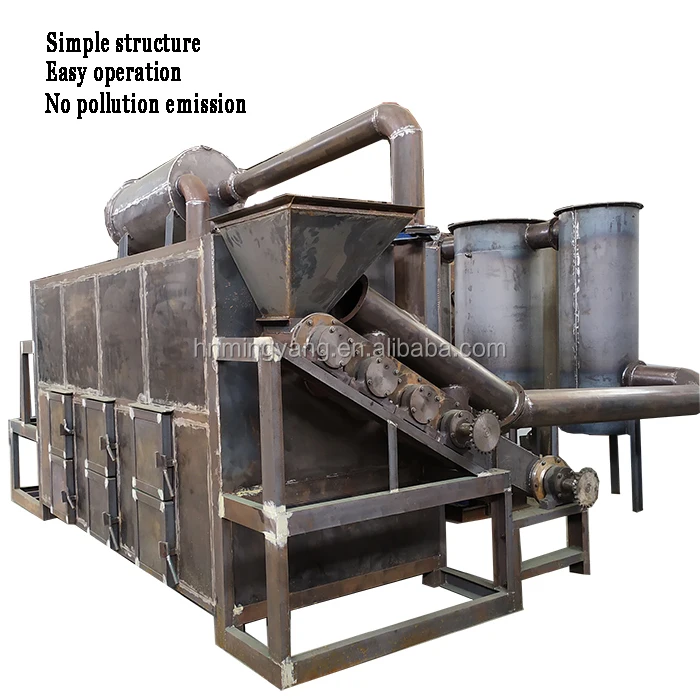 Smokeless Charcoal Produced Sawdust Continuous Charcoal Machine