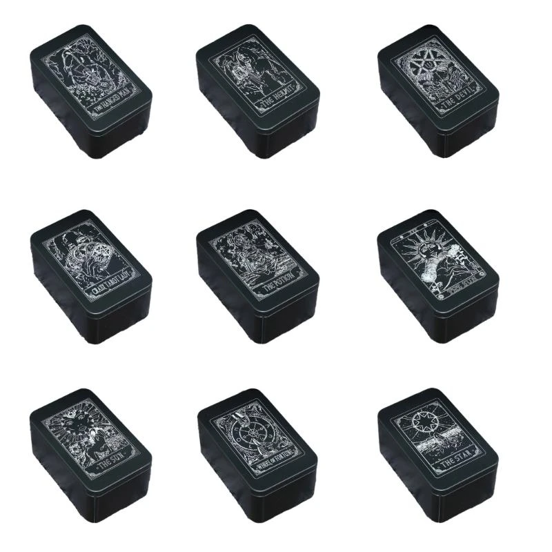 

Прямоугольник Money Moin Carry Box маленькие организаторы Tarots Организаторы ювелирные украшения