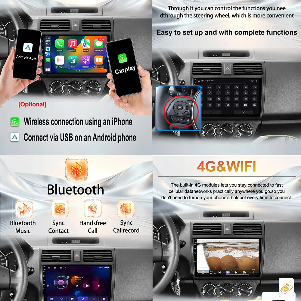 GPS DSP Stereo Android OS Car Radio Multimedia Player for Nissan NAVARA Frontier NP300 2015 - 2024 QLED Auto Tools Carplay 4G BT