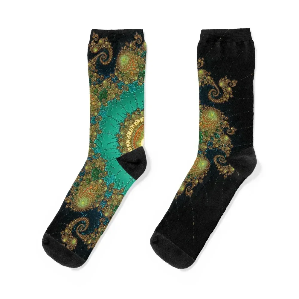 

Mandelbrot Fractal Socks Stockings man Soccer Novelties Sports Men Socks Luxury Brand Women's