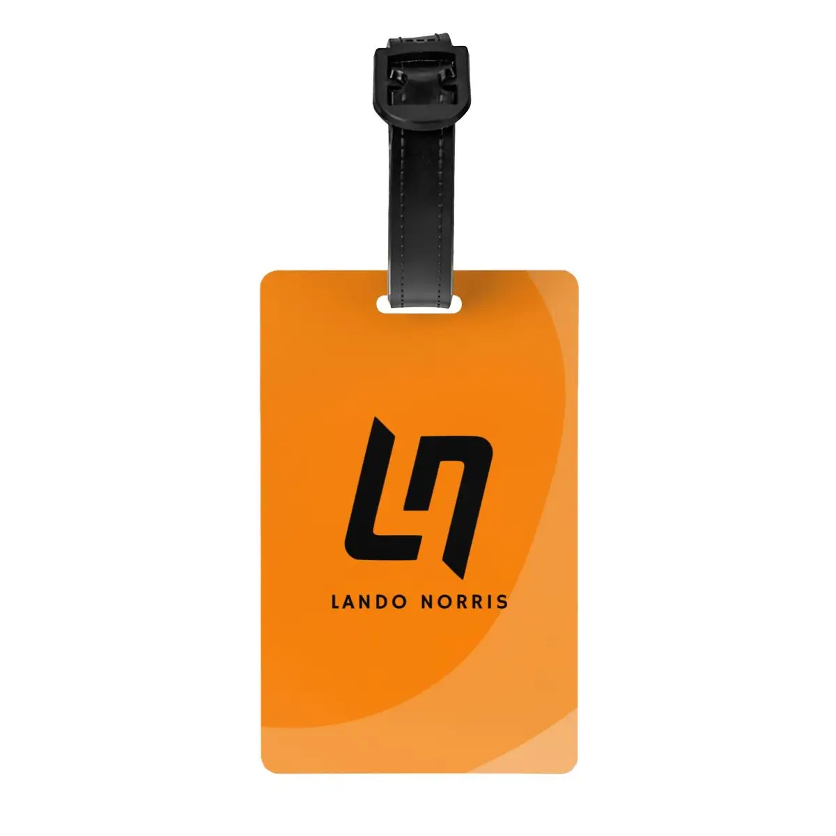 L-Lando Norris Luggage Tag Motorcycle Racing Suitcase Baggage Privacy Cover ID Label