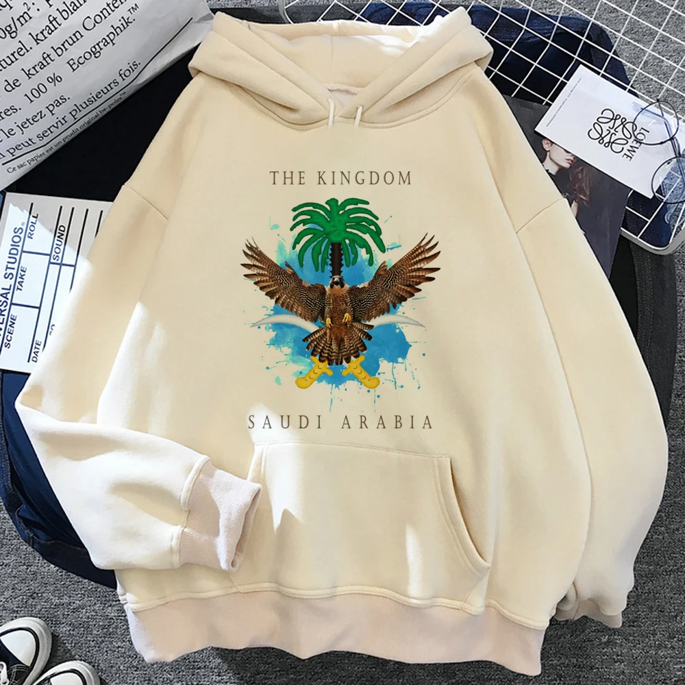 Saudi National Day hoodies women graphic anime Winter vintage clothing sweatshirts female anime clothing