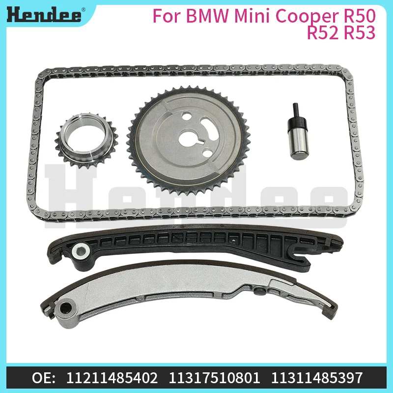 

6 Piece Set Premium Timing Chain Kit For BMW Mini Cooper R50 R52 R53,High-quality Automotive Parts OE:11311485403,11211485402