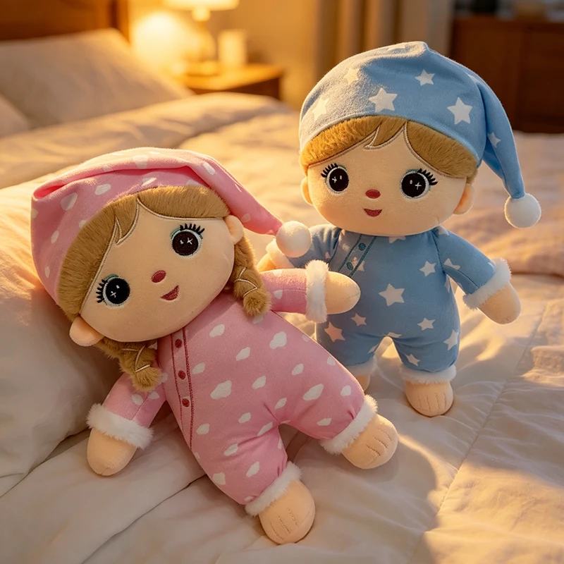 Pajama Doll Cute Angel Girl Plush Toy Lovely Stuffed Anime Figure Doll Wear Beautiful Dress Soft Toys for Girls Nice Gifts 2
