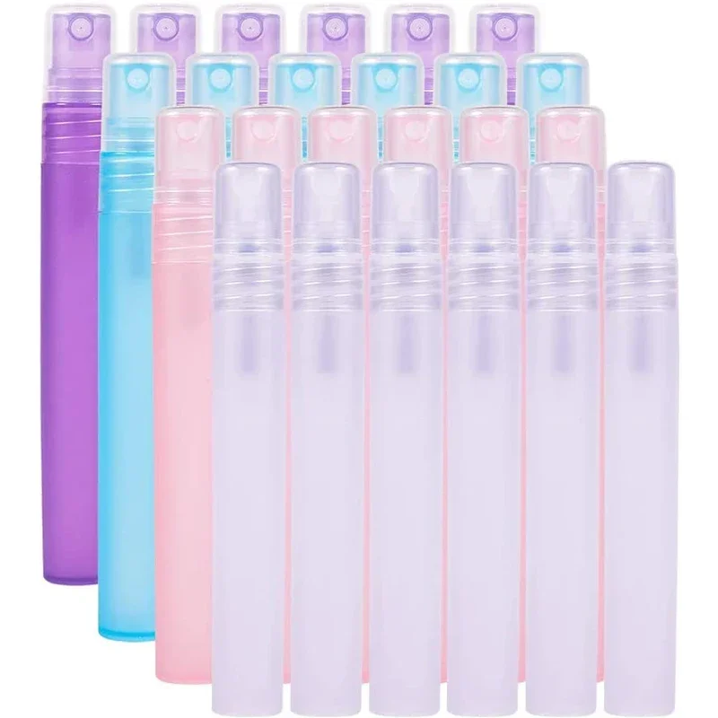 10Pcs 3ML-10ML Mini Pen Perfume Spray Bottles Refillable Fragrance Spray Bottle Portable Traveling Outgoing Atomizer Containers