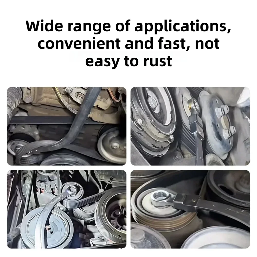 Idler Pulley Tensioner Wrench 15pcs Set 12-19mm E Type Socket Extension For Car Engine Serpentine Belt Removal Tool - view 5