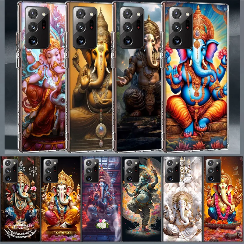 Ganesh lord Coque For Samsung A55 A35 A25 A15 Phone A05S Note 20 Ultra 10 Lite 9 8 M52 M51 M32 M31 M30S M21 J8 J6 J4 Plus Cove