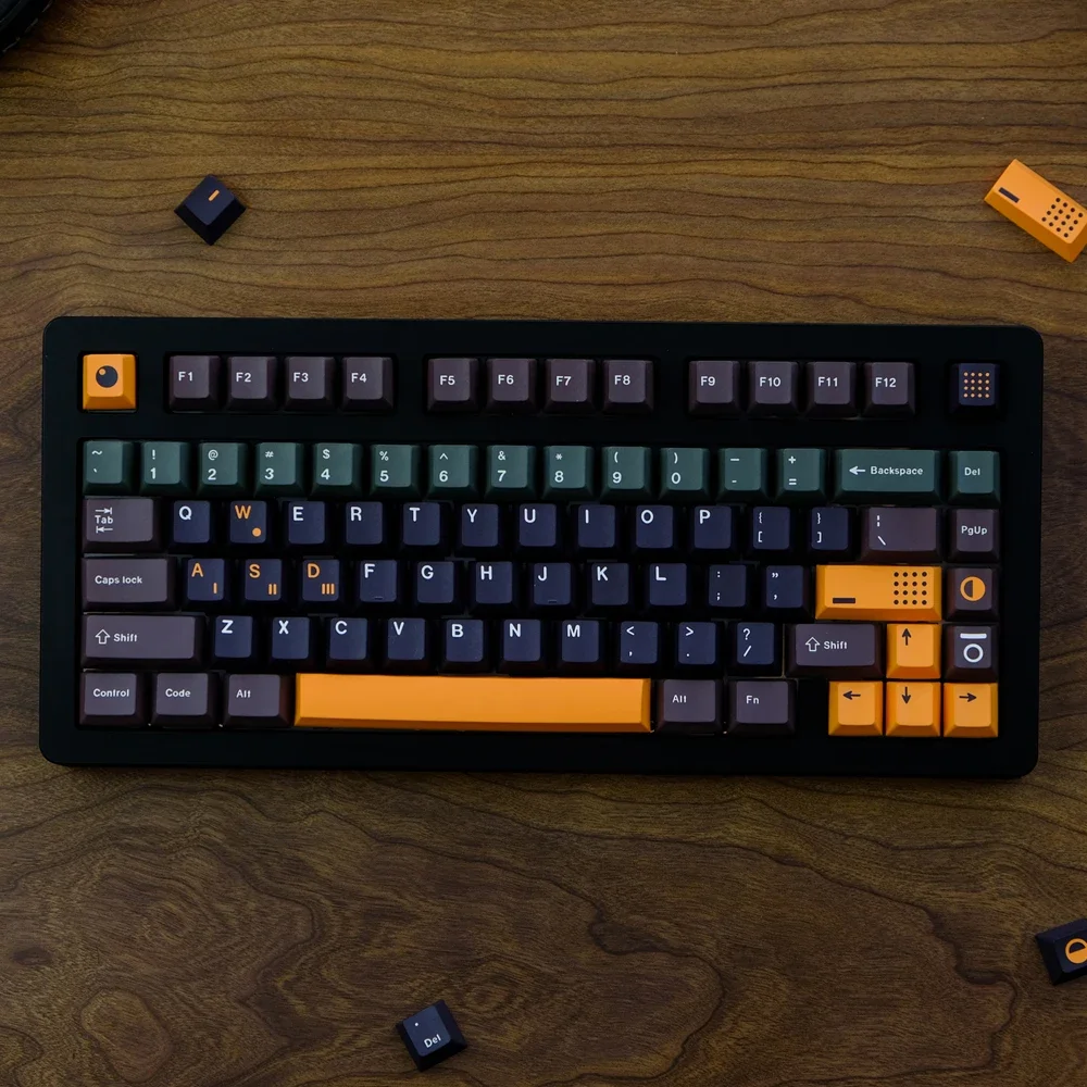 129 Keys/set  GMK RESONANCE Keycaps Set Cherry Prrofile PBT Dye Subb Lightproof Keycap For 61 68 75 84 87 96 98 104 108