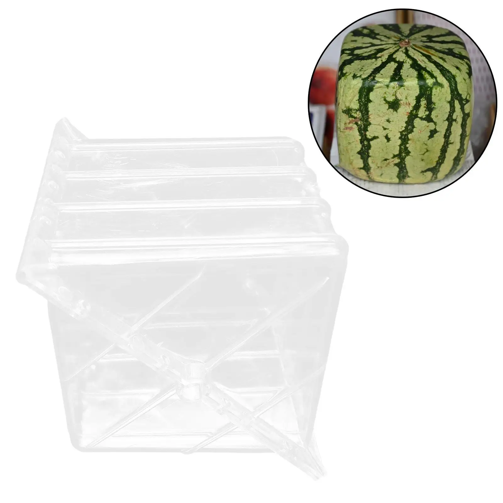 Big Size Plastic Square Watermelon Growth Mould High Tensile Strength Clear Unique Garden Fruit Grow Professional Equipment Tool