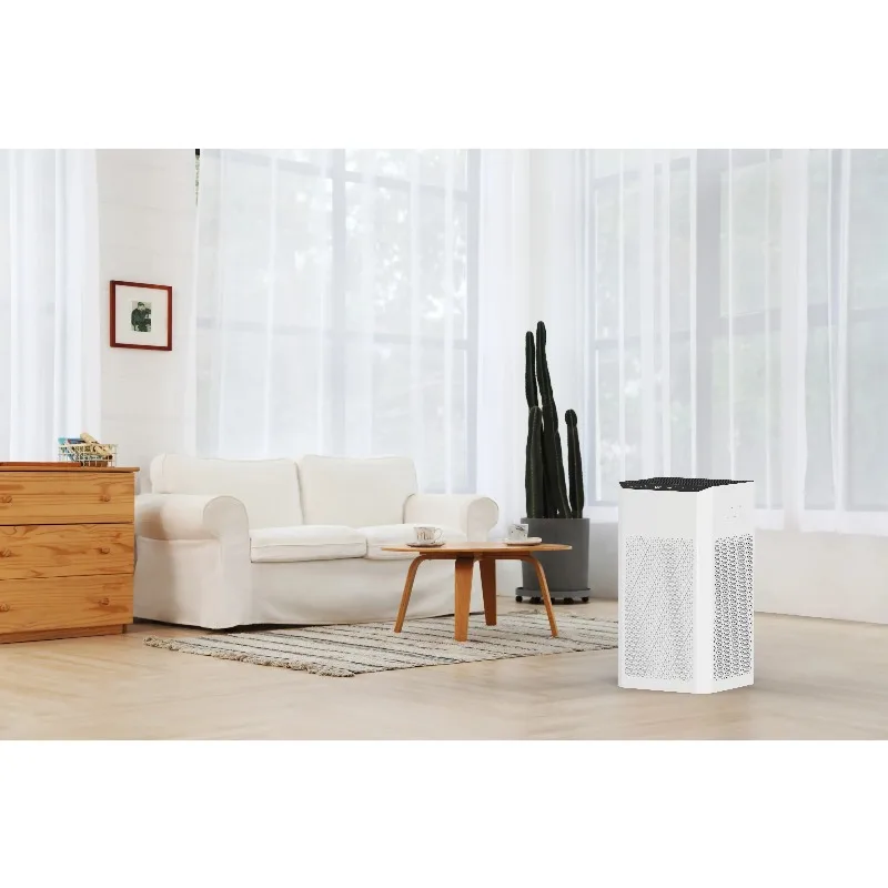 Electric Pet Air Purifier with H13 Activated Carbon Filter & Negative Ion Made of Plastic Material EU/US Plug Included