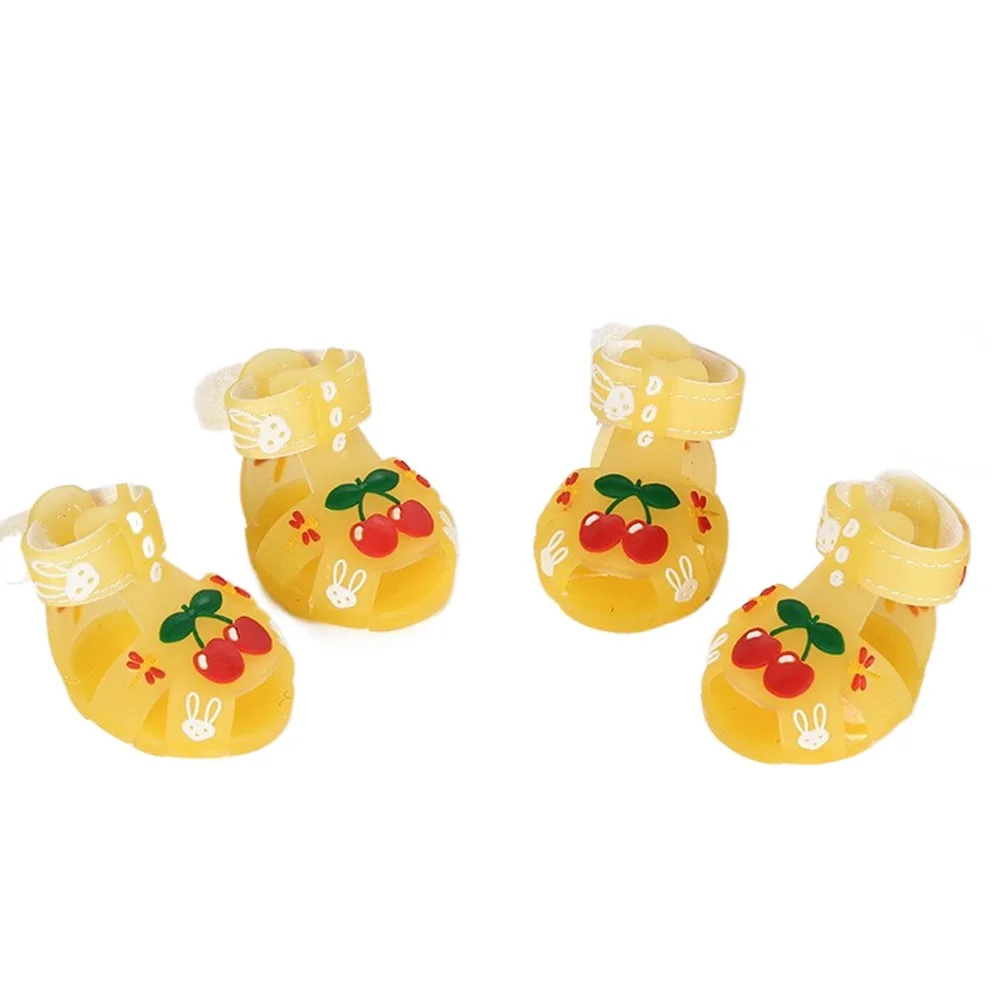 

Creative Silicone Pet Jelly Shoes Breathable Multi-Size Pet Shoes Cool Cat Dog Shoes Pet