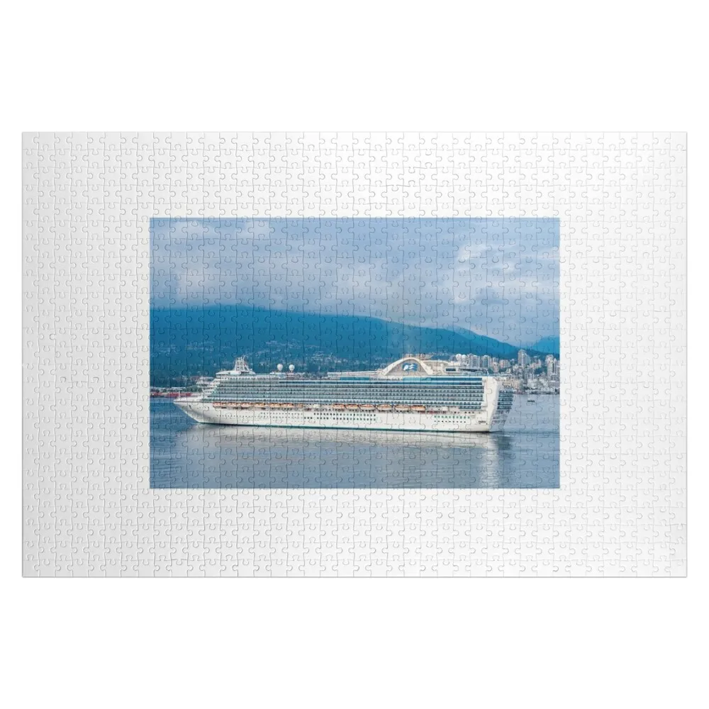 

Emerald Princess Cruise Ship sailing Vancouver Jigsaw Puzzle Anime Personalized Kids Gifts Puzzle
