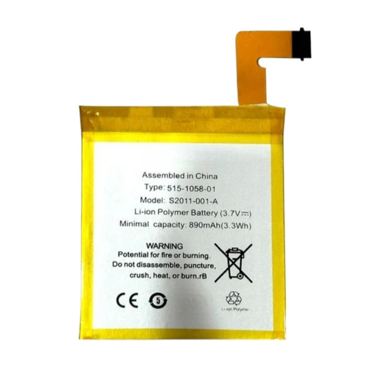 High Quality S2011-001-A E-reader Battery 3.7V 890mAh For Amazon Kindle 4 5 6 515-1058-01 Brand New Replacement Battery