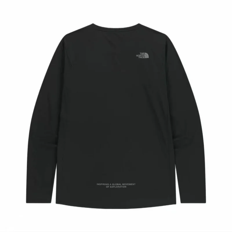 THE NORTH FACE Letter-branded Logo Round-neck Long-sleeved T-shirt for Men