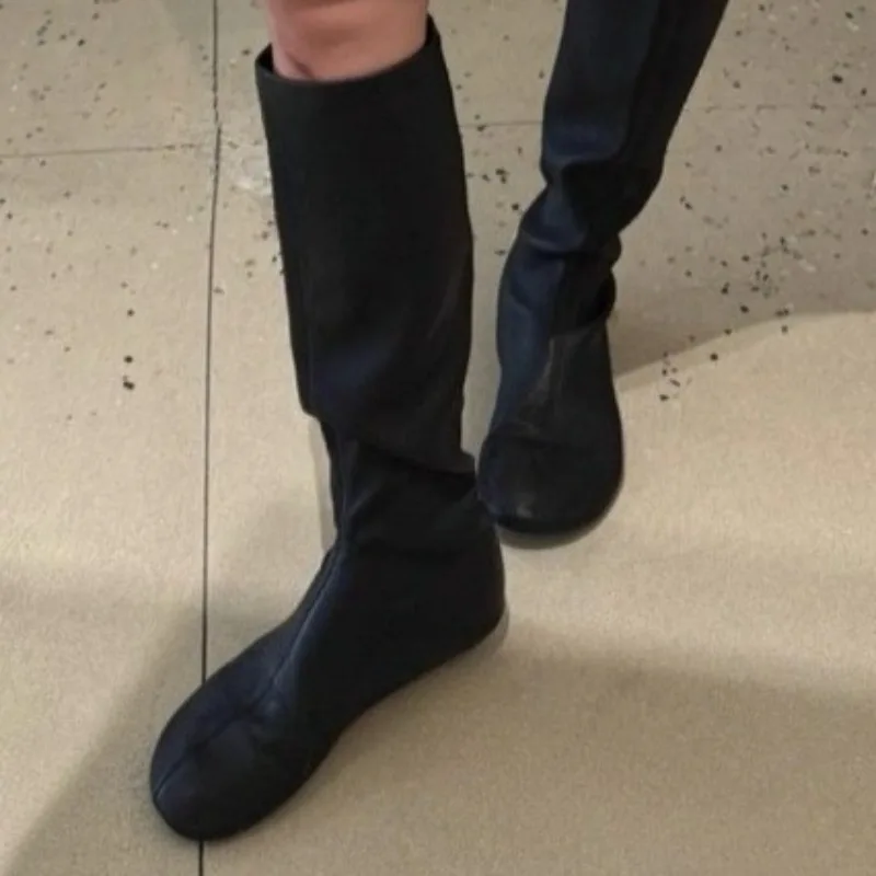 2025 الشتاء موضة جولة تو مصمم الأحذية النسائية في الهواء الطلق مكتب التسوق السيدات أحذية كاجوال أنيقة أحذية عالية الحفلات Zapatos #4