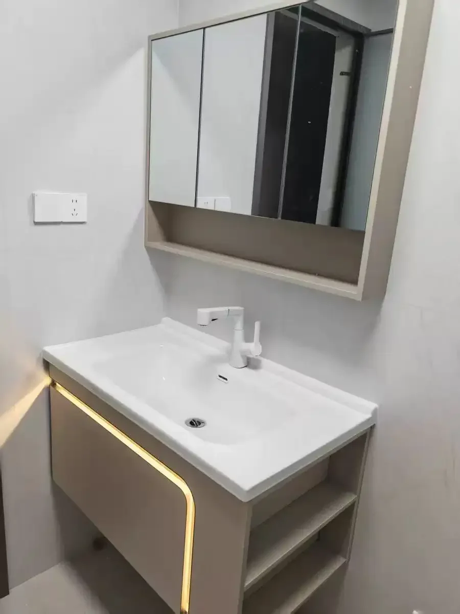 Storage Cabinet Wall Shelf Bathroom Multifunction Home Furniture Small Closet Kit Mirrors Luxury Column Locker Mdf Wc
