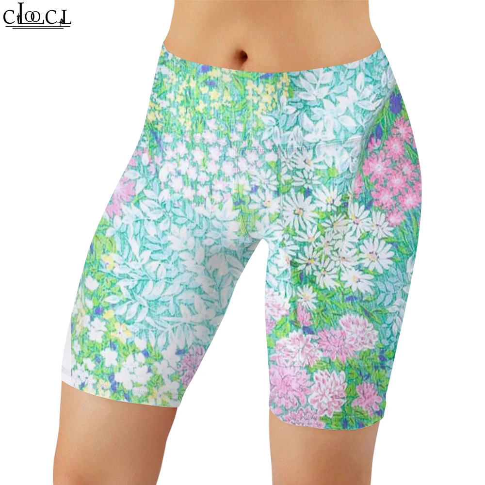 

CLOOCL Fashion Casual New Workout Women Legging Flower Illustration Print Casual Women Sexy Gym Sweatpants for Female