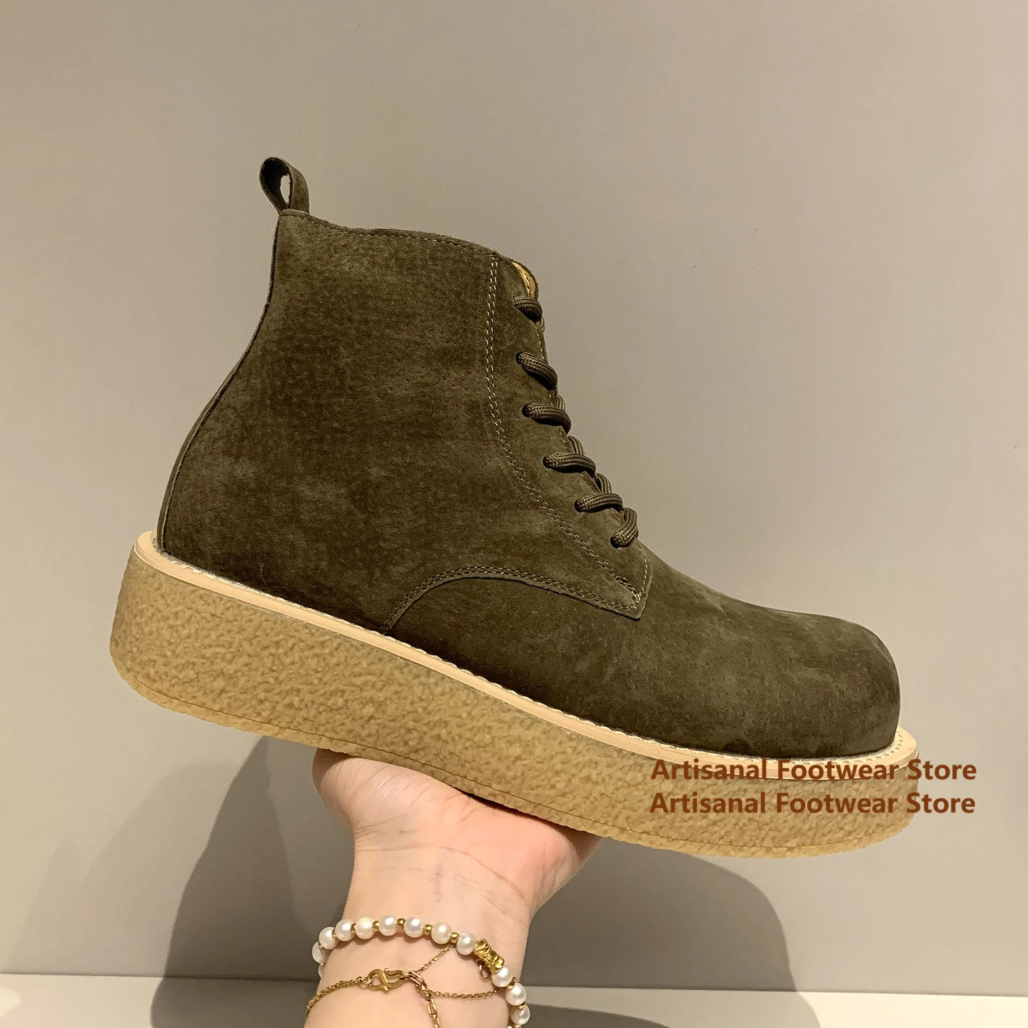 عالية الجودة أحذية رجالية الجانب سستة الدانتيل متابعة منتصف أعلى حذاء كاجوال المضادة للانزلاق النمط البريطاني الرجعية عمال الأحذية الجديدة في الرجال الأحذية