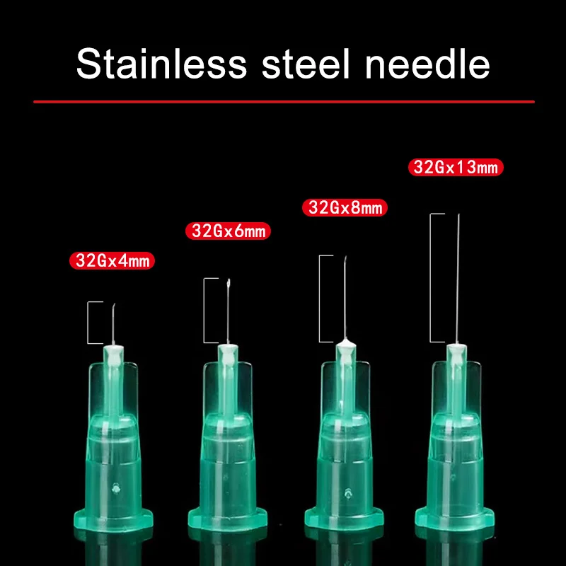 Disposable Medical Water Light Small Needle 32G * 4/13/6/8mm Cosmetic Ultra-fine Single Head Hand Needle