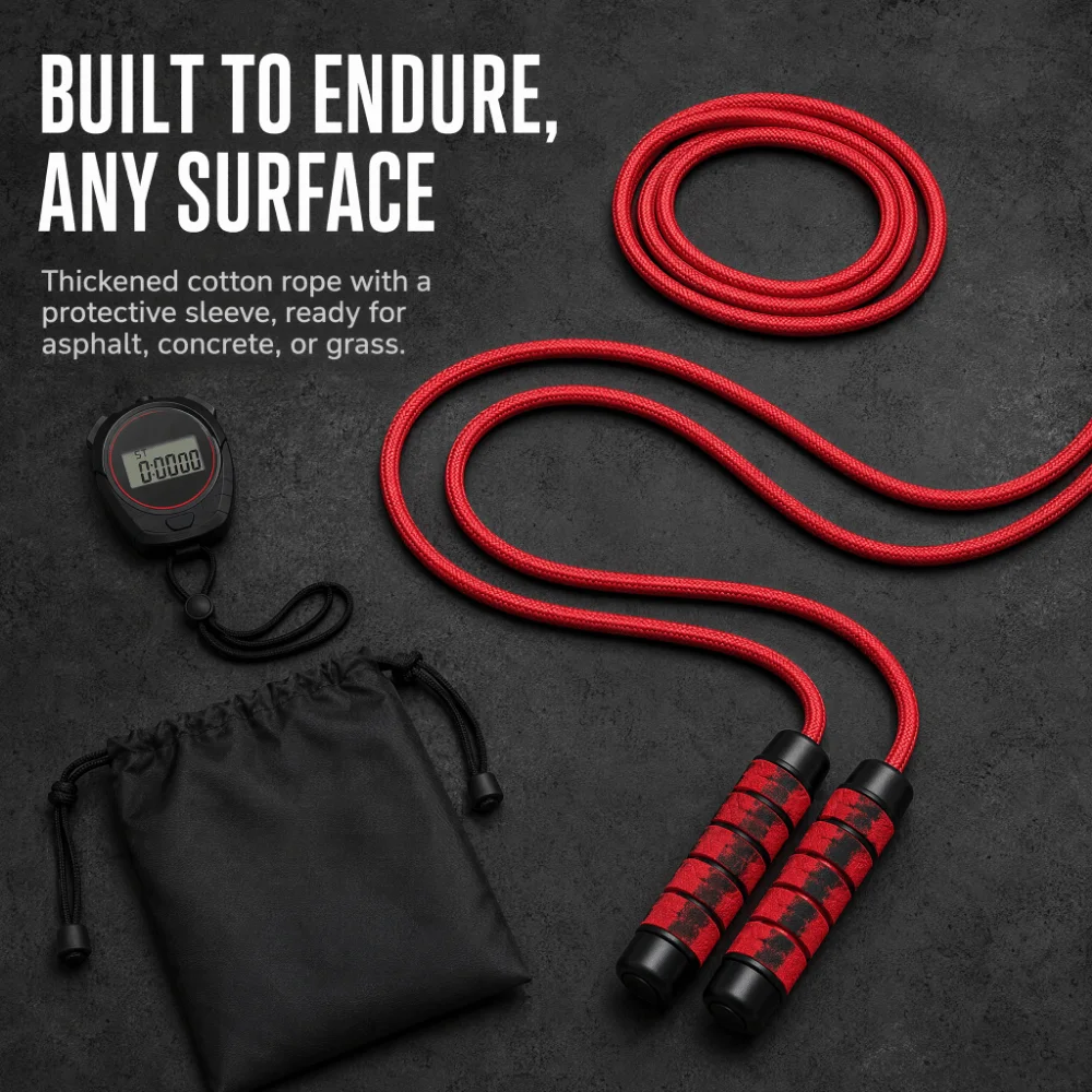 2pcs 5 Meters Length Multi Person Jump Rope Group Use Design Heavy Duty Rope Adjustable Skipping Rope Adjustable Handle