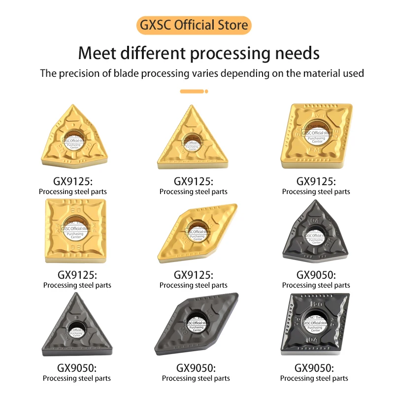 WNMG TNMG CNMG DNMG SNMG 080404 160404 150608 120404 PM High Quality Peach Shaped CNC Lathe Tools External Lathe Turning Inserts