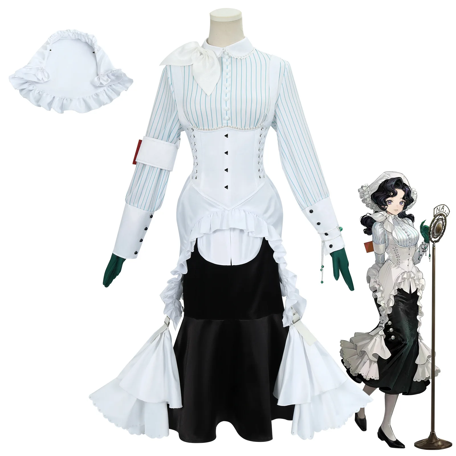 Reverse 1999 Angel Nana Halloween Game Cosplay Costume Full Set Character Roleplay Outfit Party Suit Clothes Wear Set
