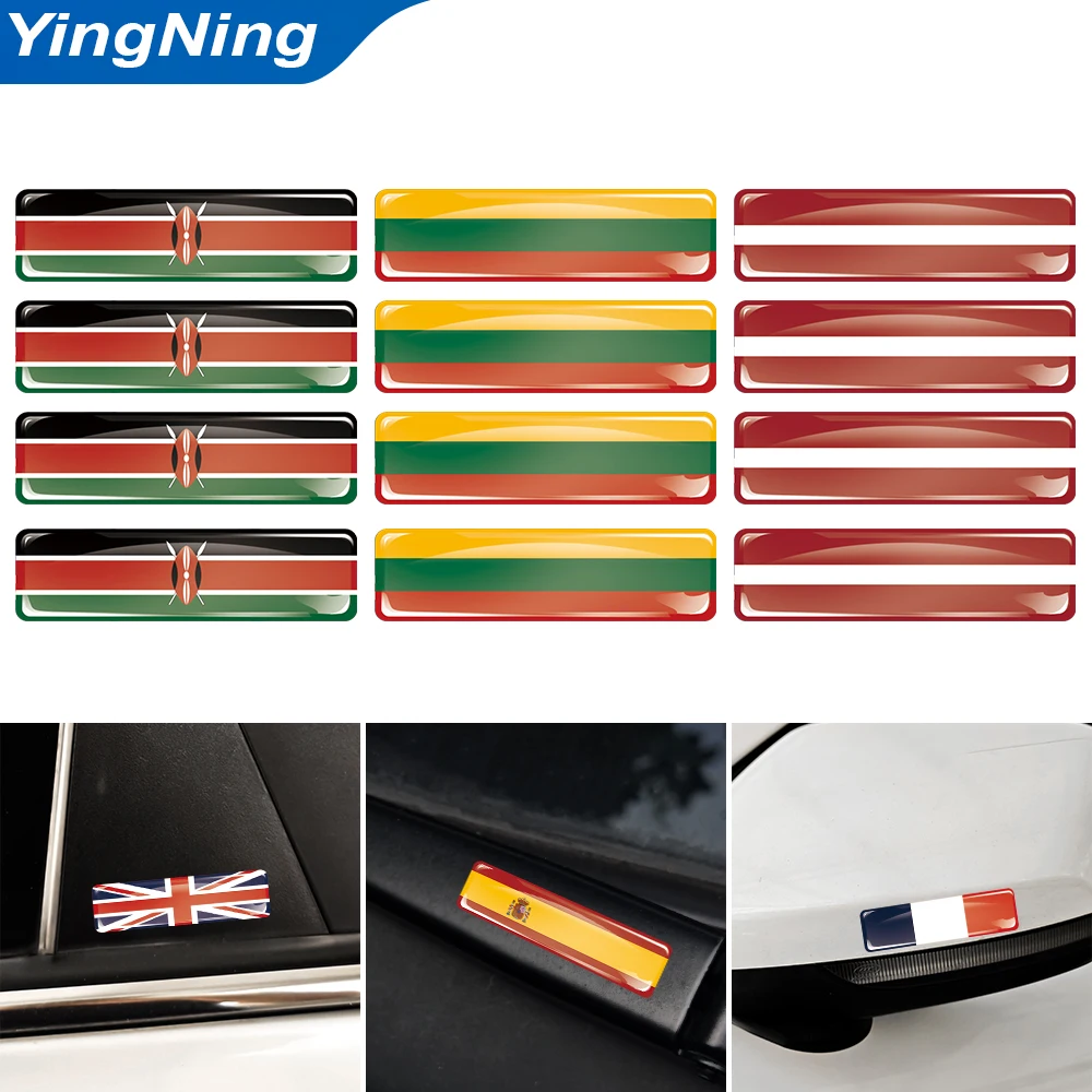 3D 돔형 스티커 케냐 라트비아 리투아니아 국기 데칼  - Laptop Accessories Kenya 리뷰 및 가격