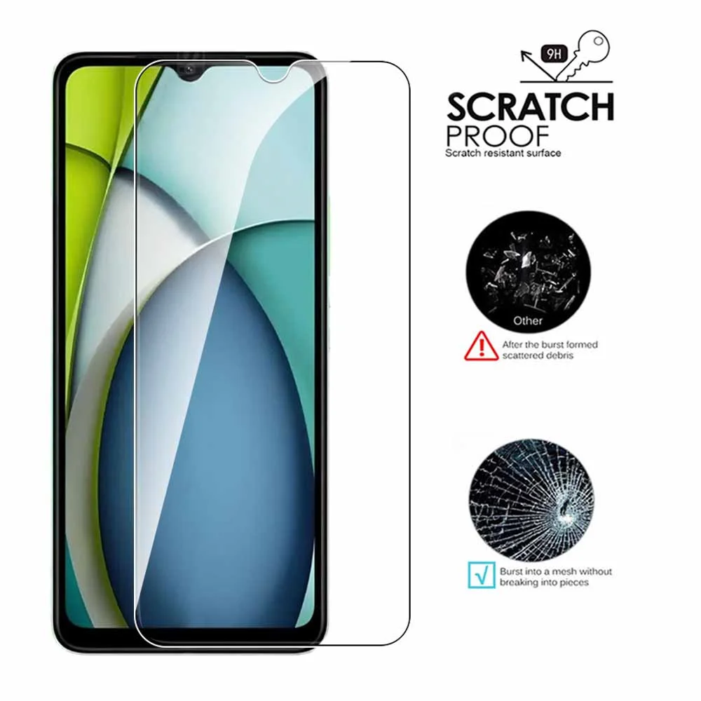 Capa de Vidro Temperado para Xiaomi Redmi Protetores de Tela, Capa Protetora, 6.71 ", A, 3x, 3A, 4G, 2Pcs