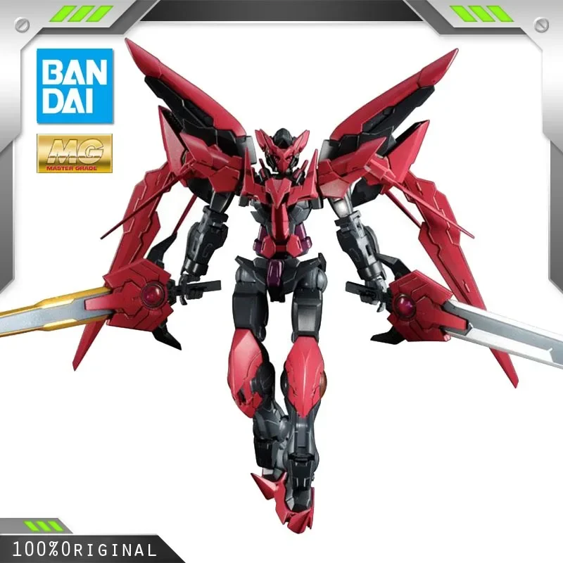 BANDAI Anime MG 1/100 Gundam Exia Dark MatterNew Mobile Report Gundam Assembly Plastic Model Kit Action Toys Figures Gift