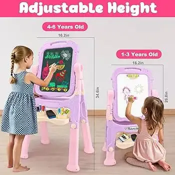 double-sided-erasable-learning-blackboard-for-kids-interactive-drawing-canvas-toy-educational-gift-for-boys-girls