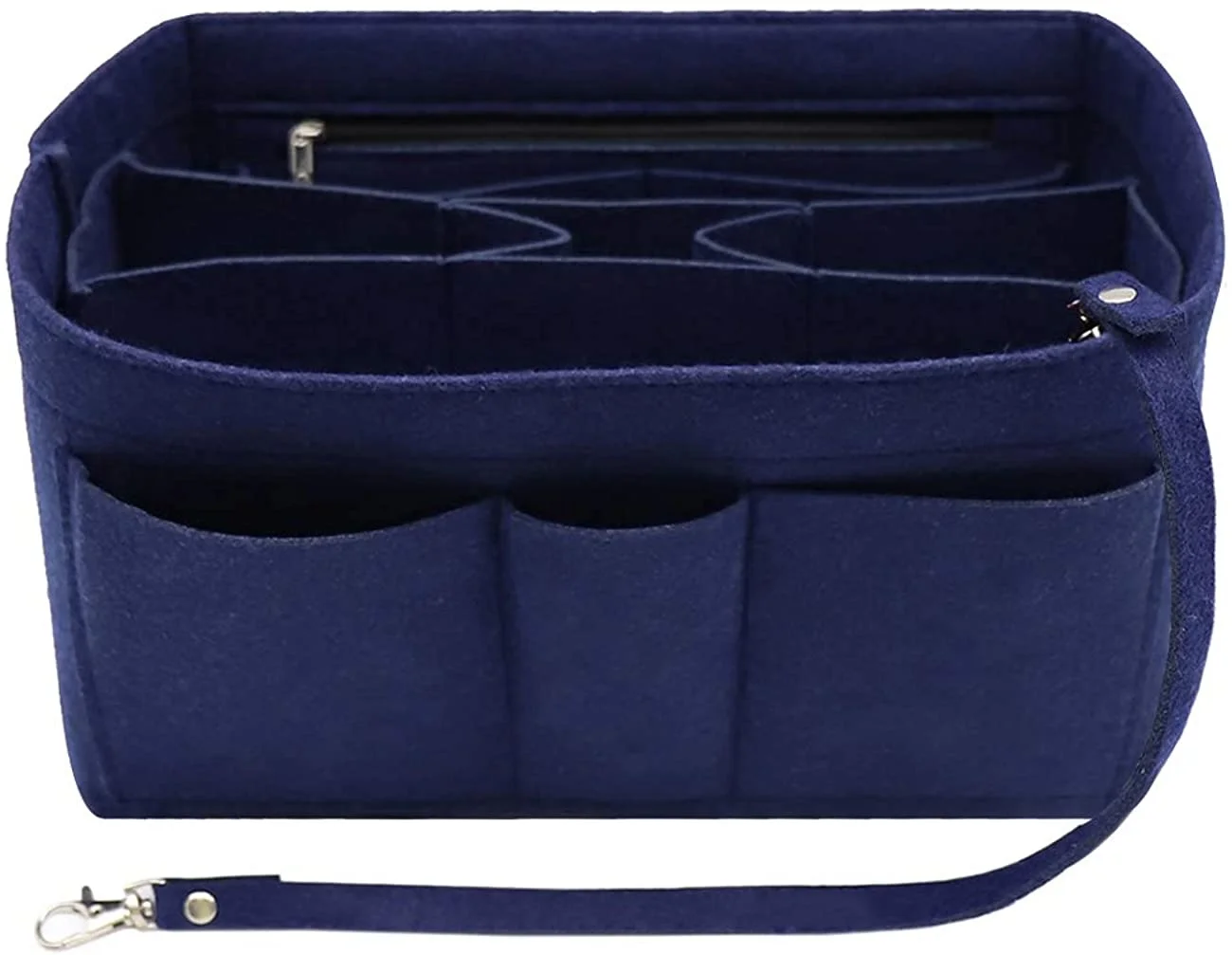 

Felt Fabric Wallet Handbag Diaper Bag Storage Bag Insert Bag, Zippered Inner Bag, Suitable For Fast