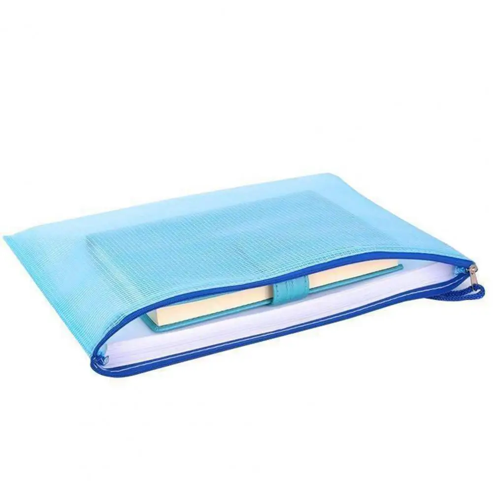 

Durable Waterproof Zipper Pouches for School Office Travel 12pcs File Storage Bags Multipurpose Document Pouches