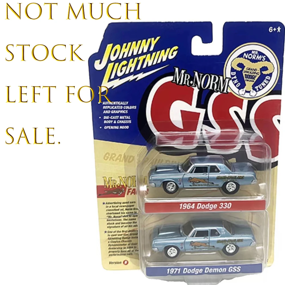 1/64 Diecast GreenLight Johnny Lightning Alloy Model Car 1982 Ford Mustang MUSTANG GT Cadillac Jeep Cherokee Toys Car Collection