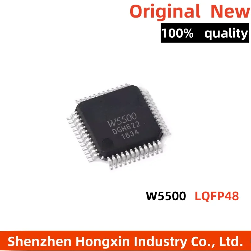

1pcs W5500 chip LQFP48 microcontroller Ethernet hardware TCP IP protocol stack