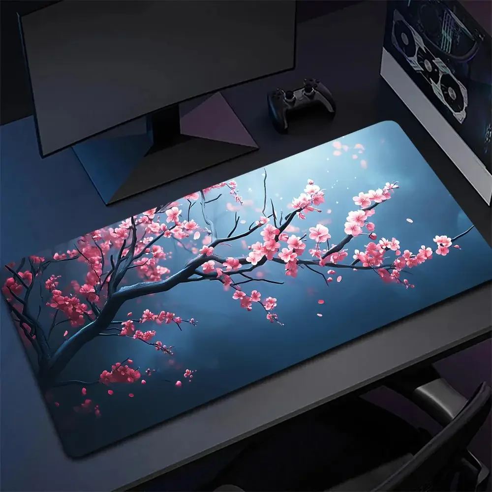 Japanese Style Cherry  Mouse Pad Large MousePad Gaming Desk Mat PC for Computer Gamers Laptop tablet mousemat rug