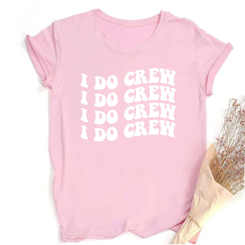 Camiseta de manga corta con estampado de flores para mujer, ropa para despedida de soltera, para dama de honor, Vintage