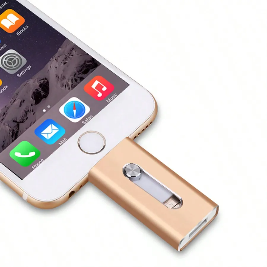 

High Speed USB 3.0 Flash Drive with Type-C Adapter External Storage Thumb Drive Compatible with iPhone iPad Android Phones PC Laptop Multi-Device Plug and Play Memory Stick