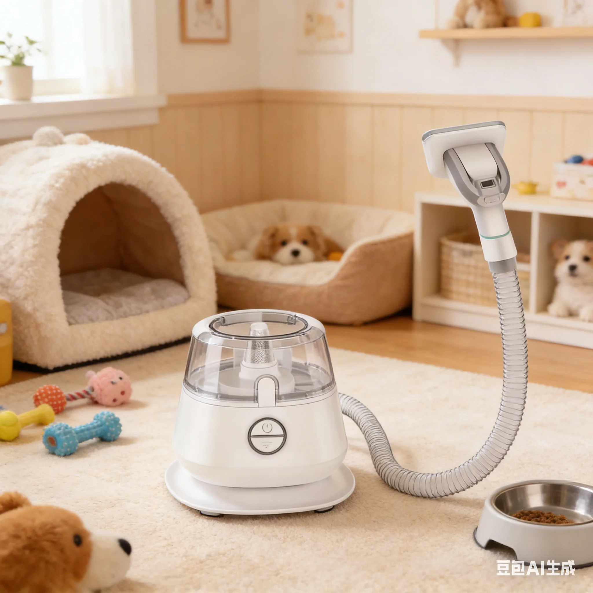 Portable Handheld Vacuum Cleaner Lightweight Hair Trimmer For Pet Hair